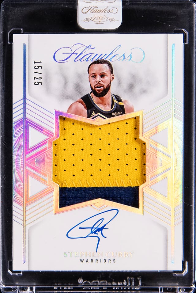 Stephen Curry 2024-25 Flawless Patch Auto Sells for $19k