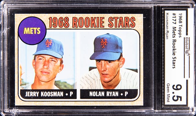 1968 Topps Nolan Ryan Rookie GAI 9.5 Sells for $31K