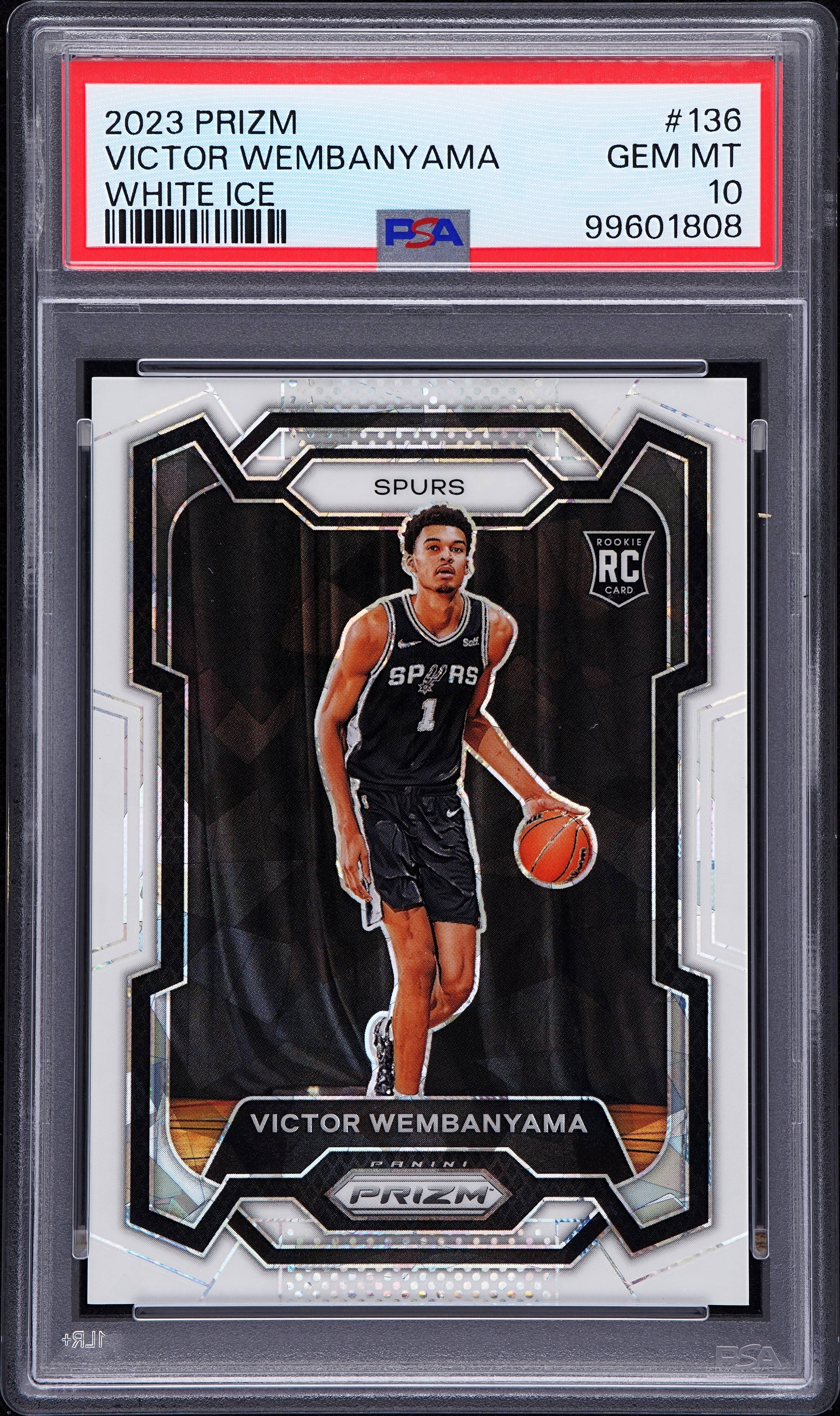 Victor Wembanyama White Ice Prizm PSA 10 Sale
