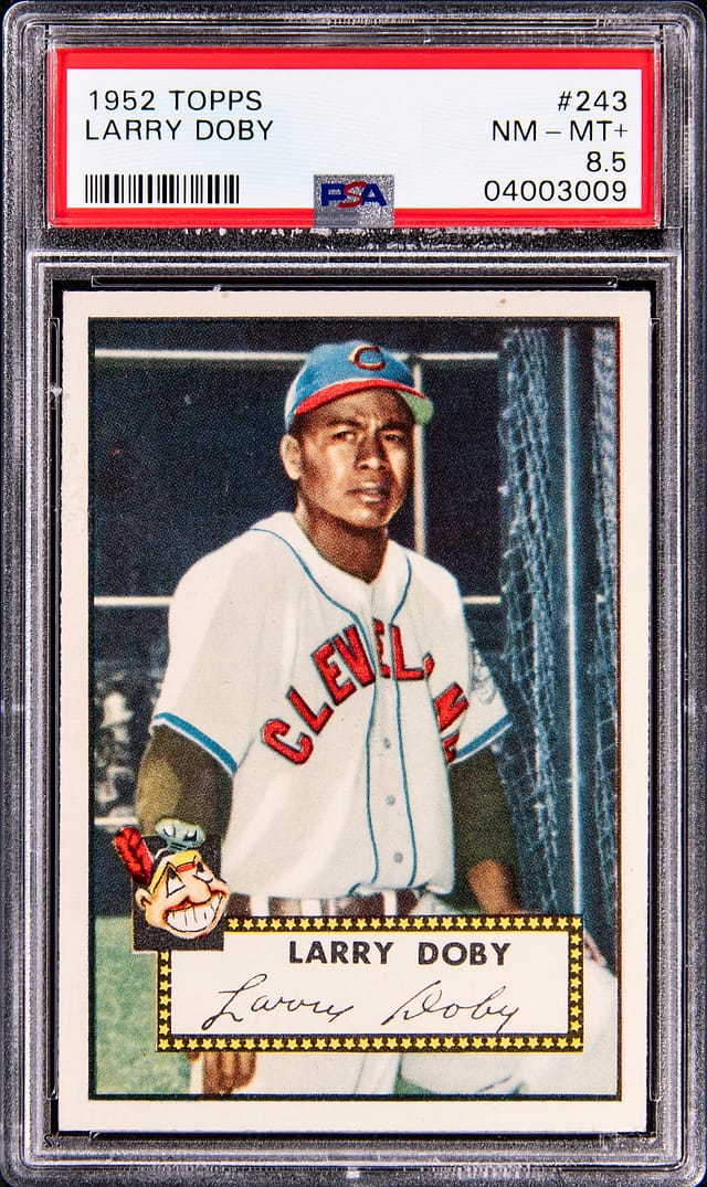 1952 Topps Larry Doby PSA 8.5 sells for $36,905