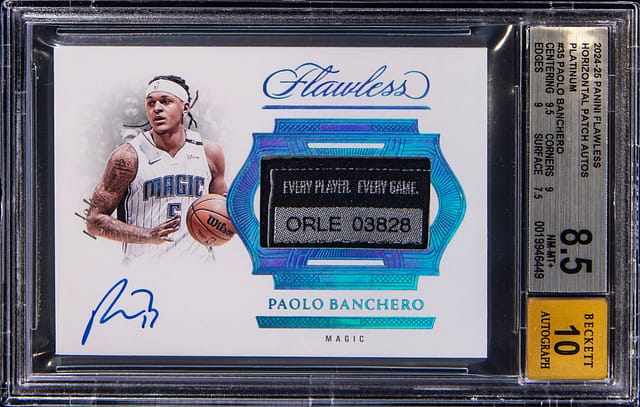 Paolo Banchero 1/1 Flawless Platinum Sells for $26K