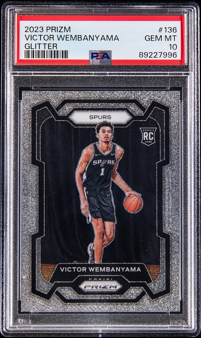 Victor Wembanyama Prizm Glitter Rookie Sells for $695K