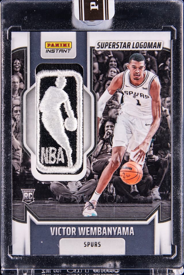 Victor Wembanyama 1/1 Panini Instant Logoman Sale