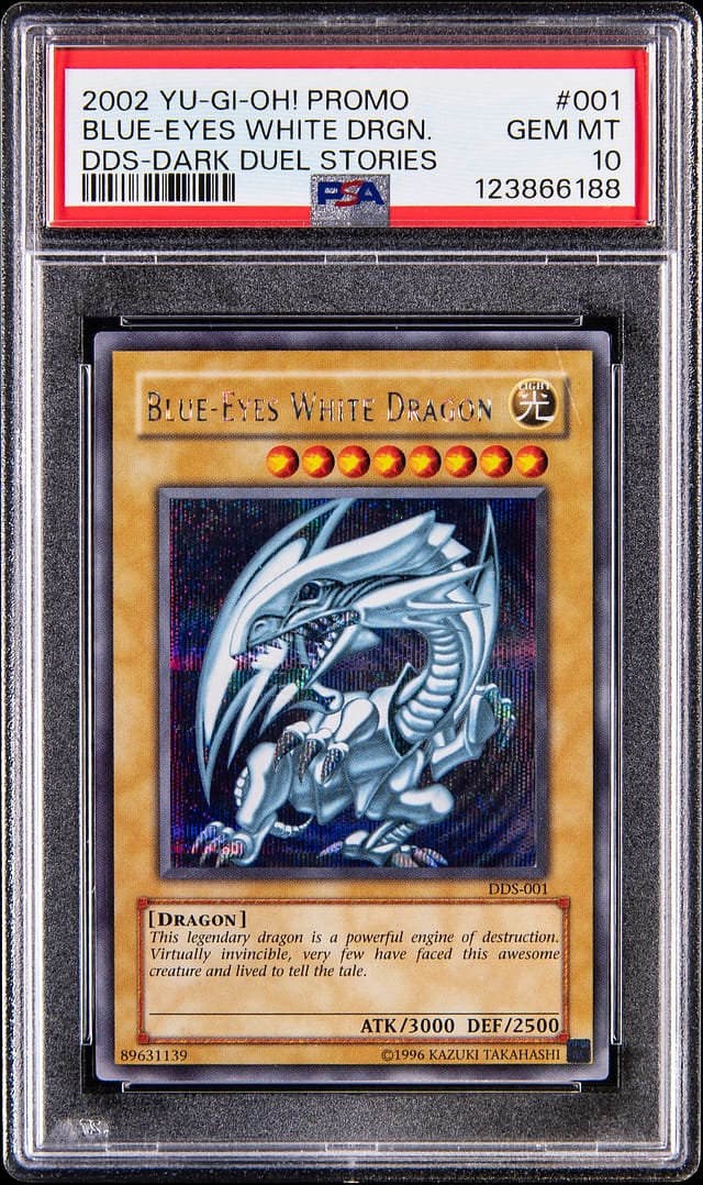 2002 DDS Blue-Eyes White Dragon PSA 10 Sells for $14K
