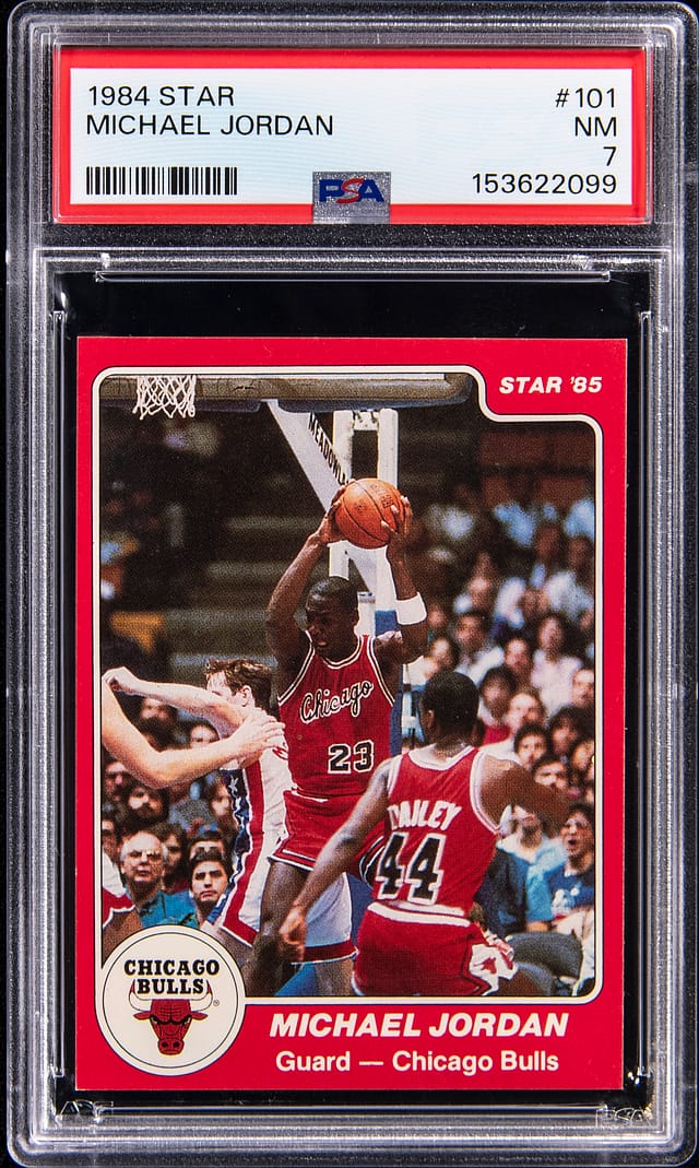 1984-85 Star #101 PSA 7 Michael Jordan Sells for $95K