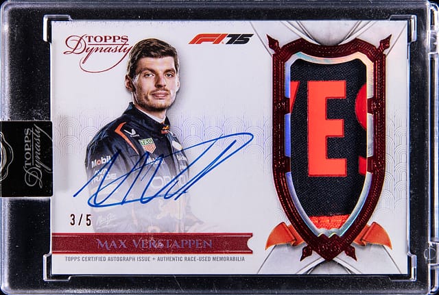 2025 Dynasty F1 Max Verstappen Red Auto Patch Sale