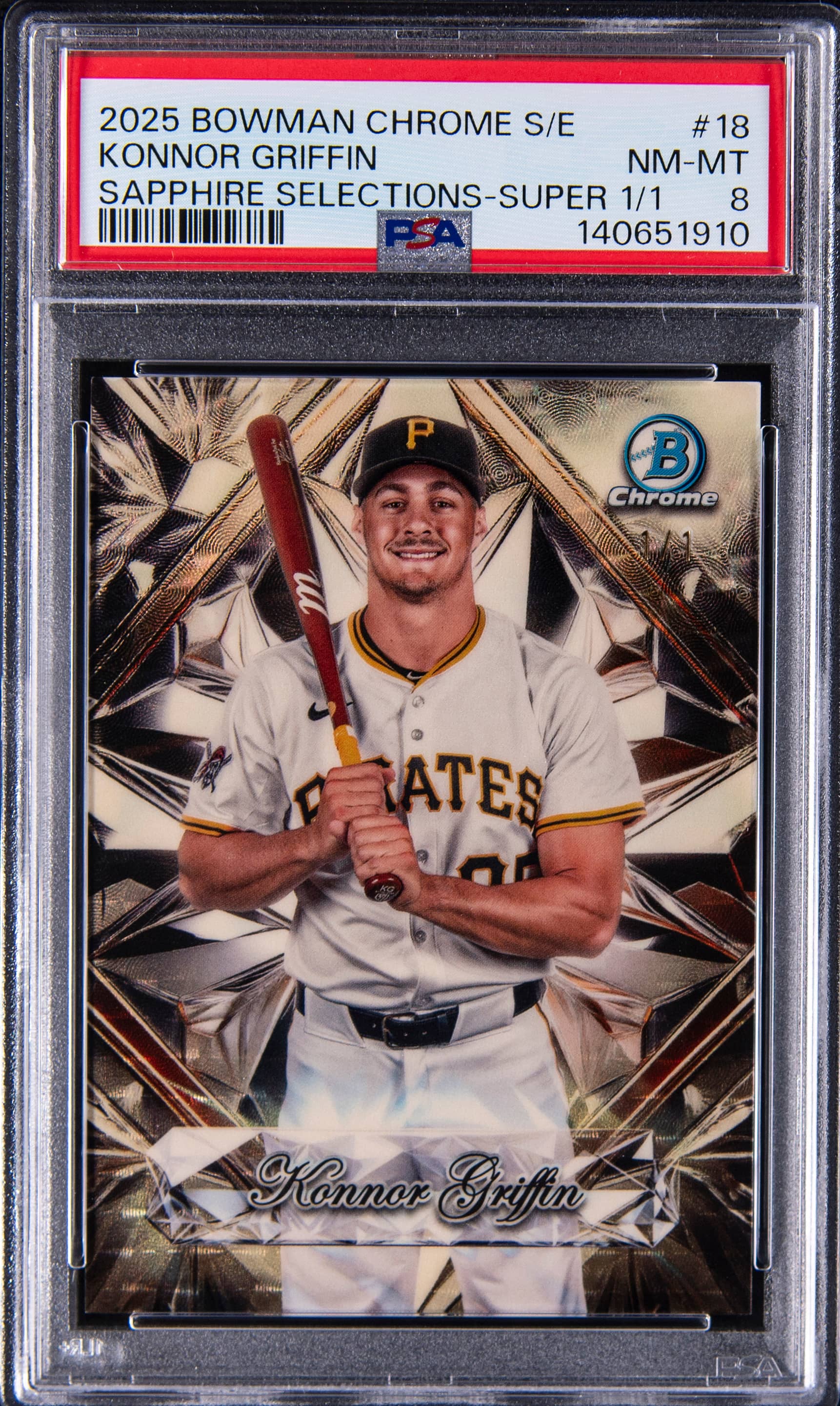 Konnor Griffin 2025 Sapphire SuperFractor 1/1 Sale