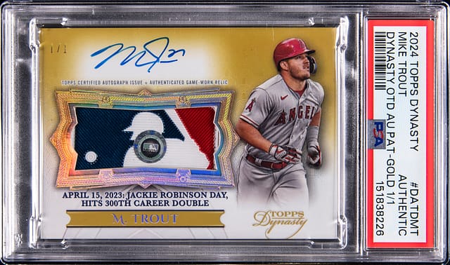 2024 Topps Dynasty Mike Trout Logoman 1/1 Sale