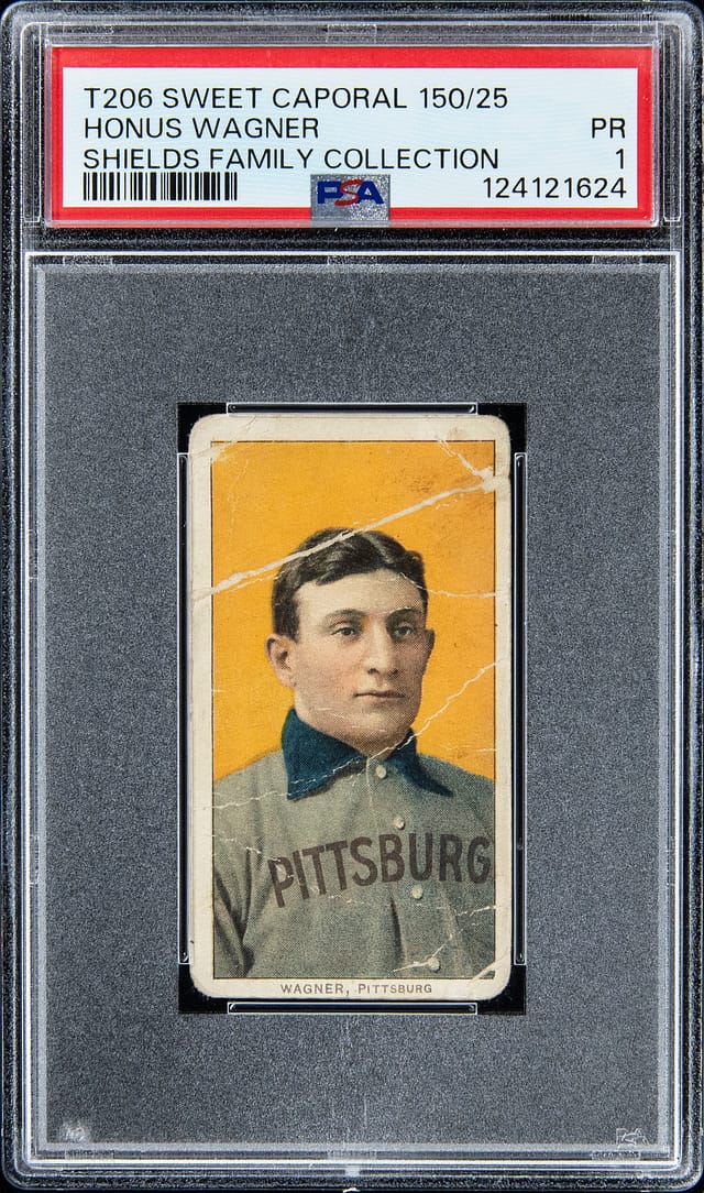 T206 Honus Wagner PSA 1 Sells for $5.12M at Goldin