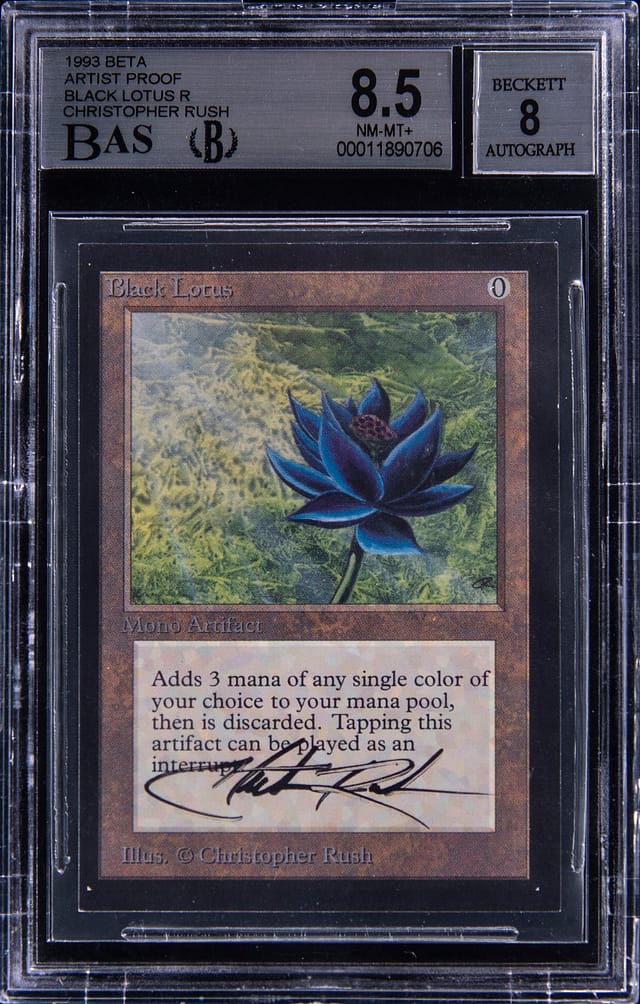 1993 Beta Artist Proof Black Lotus Sale at Goldin