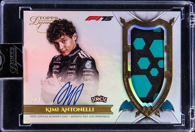Kimi Antonelli 2025 Dynasty F1 Gold 1/1 Sells for $51K
