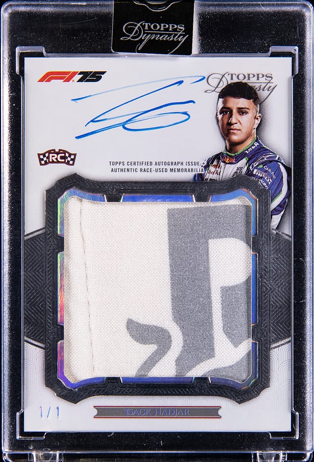 Isack Hadjar 2025 Topps Dynasty F1 1/1 Sale