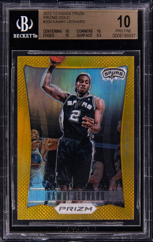Kawhi 2012 Prizm Gold RC BGS 10 Sells for $561K