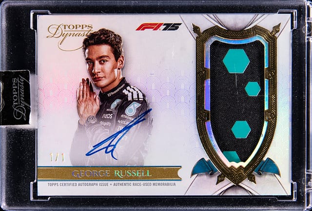 George Russell 2025 Topps Dynasty F1 Gold 1/1 Sale