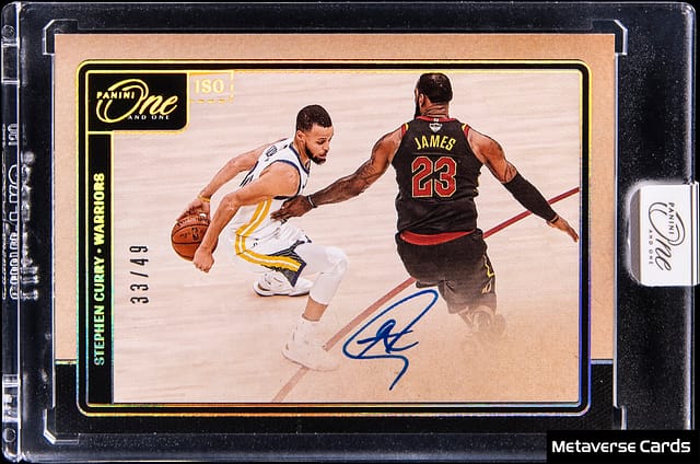 Stephen Curry 2024-25 One And One Iso Auto /49 Sale