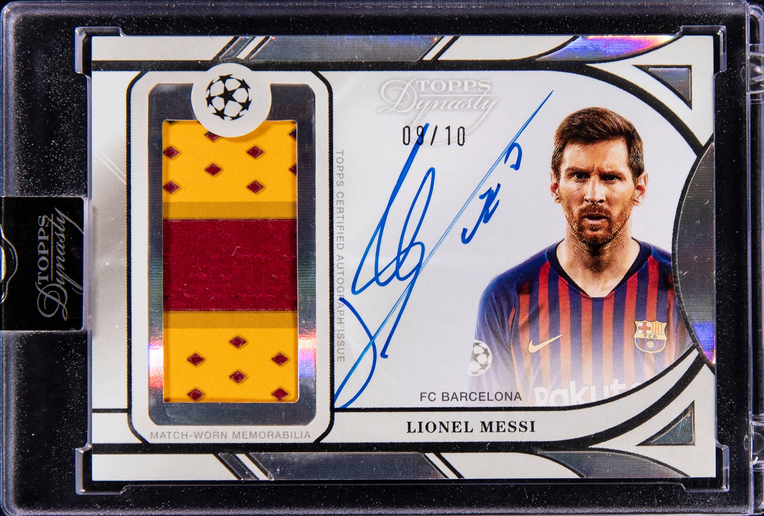 2024-25 Topps Dynasty UCC Lionel Messi Patch Auto Sale