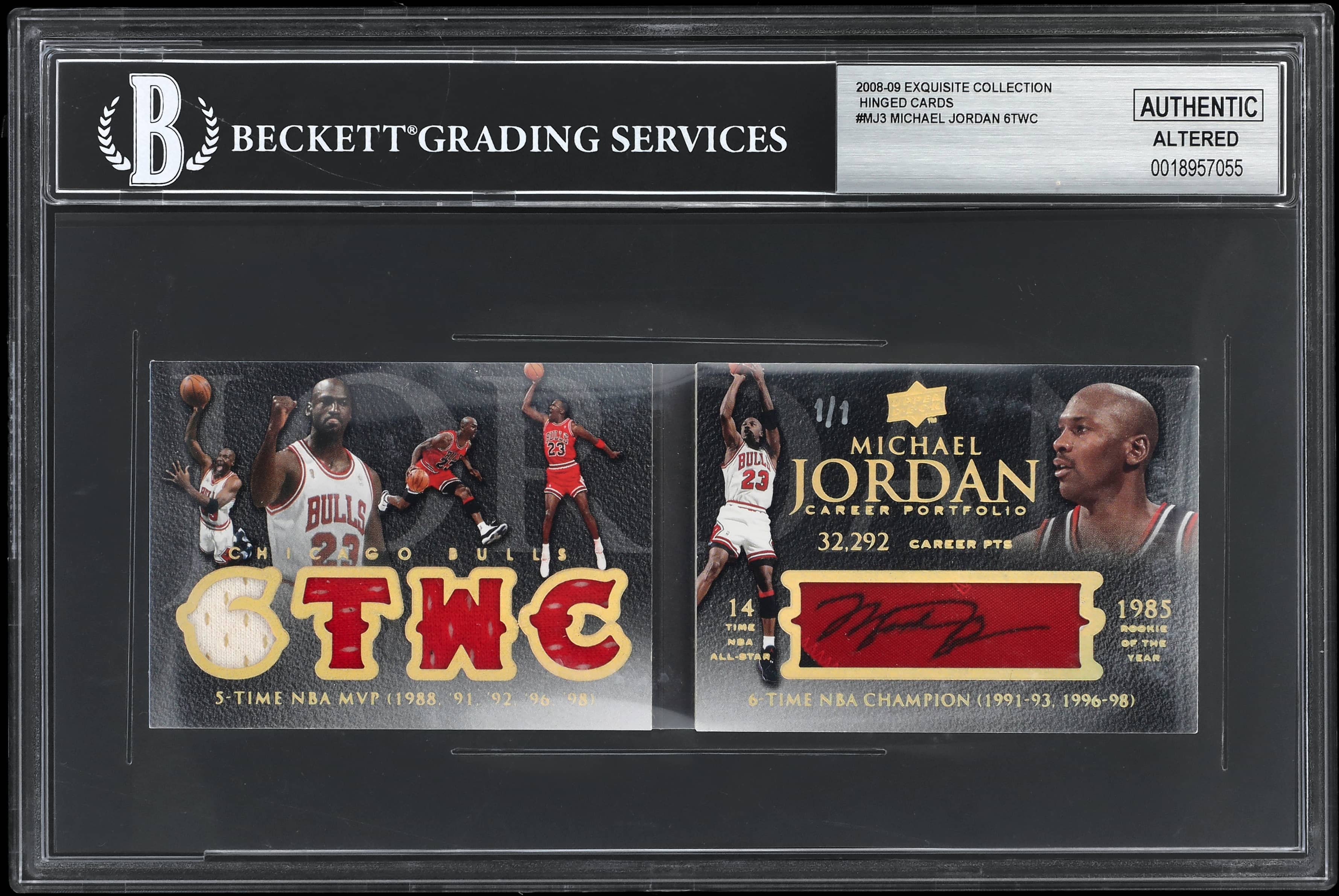 2008-09 Exquisite MJ Hinged 1/1 Sells for $68K