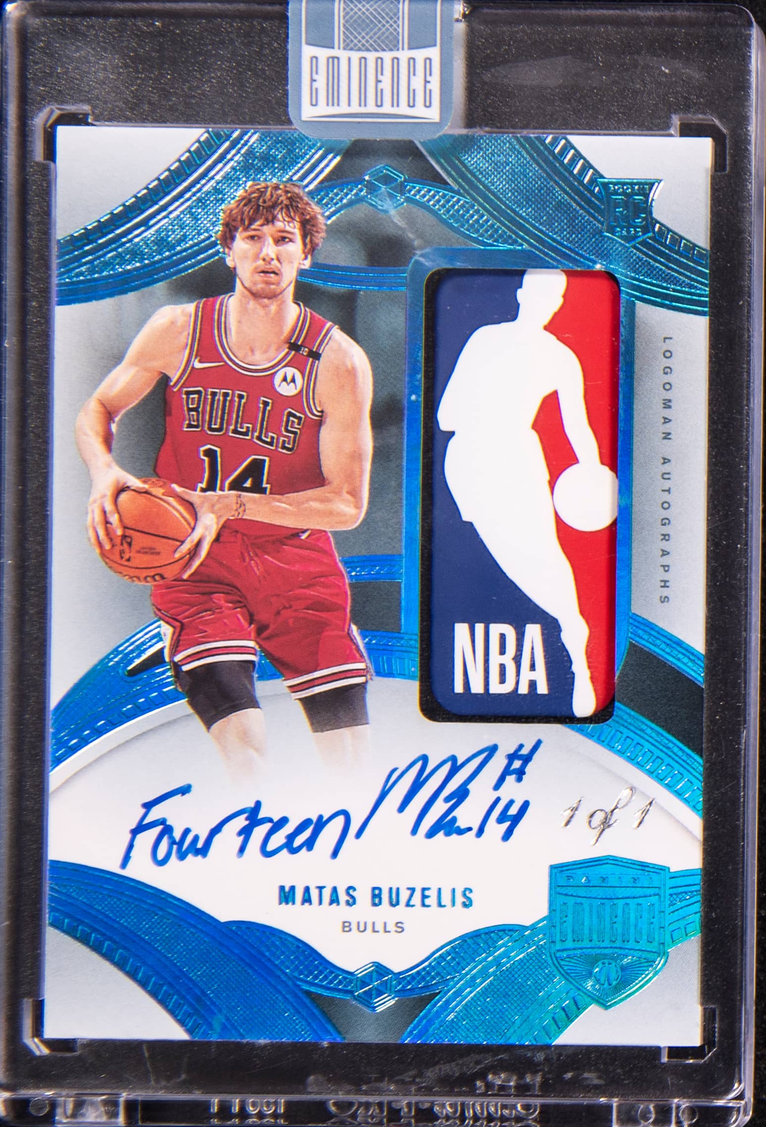 Matas Buzelis Eminence Logoman Auto 1/1 Sells for $80K