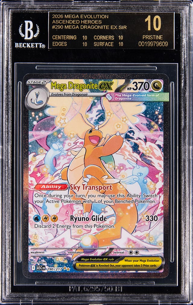 2026 Mega Dragonite ex BGS Black Label 10 Sale
