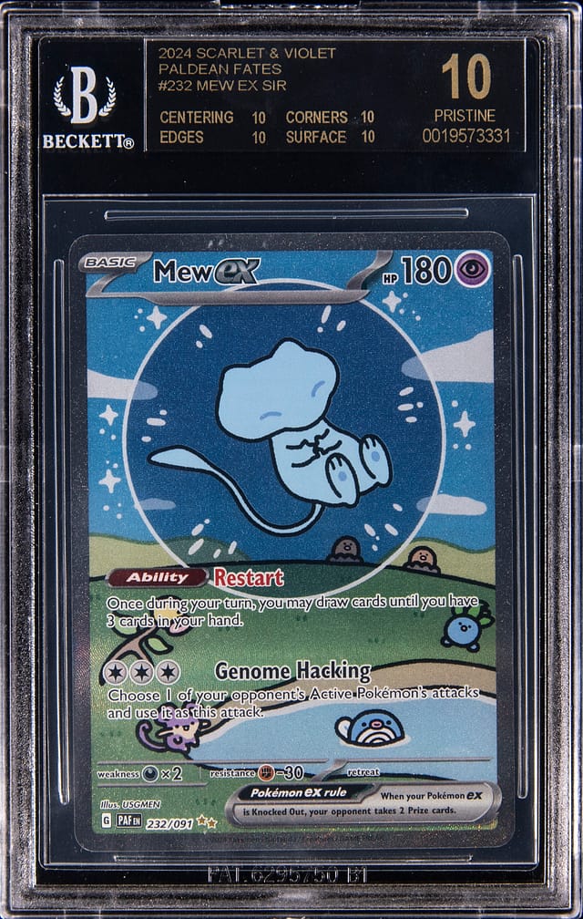 BGS Black Label Mew ex SIR Sale Hits $236,543 | figoca