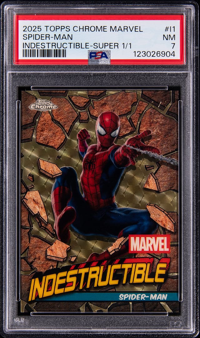 2025 Marvel Indestructible Spider-Man 1/1 Sells for $12K