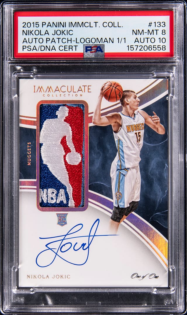 Nikola Jokic Immaculate Logoman RPA 1/1 Sells for $1M