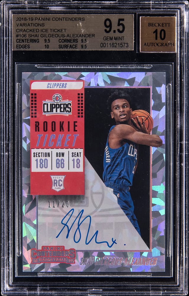 Shai Cracked Ice Contenders RC Sells for $18,910