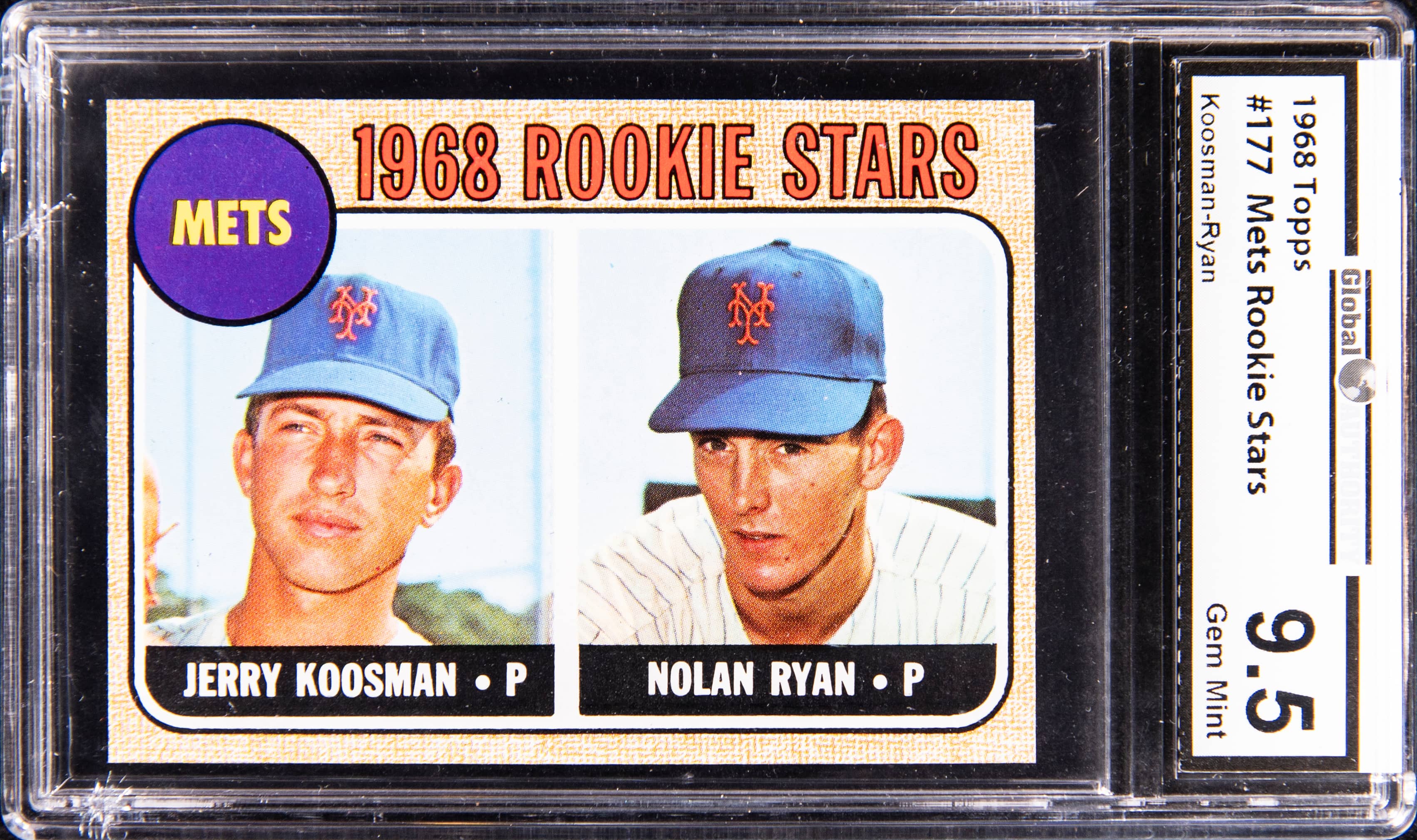 1968 Topps Nolan Ryan Rookie Gem 9.5 Sells at Goldin