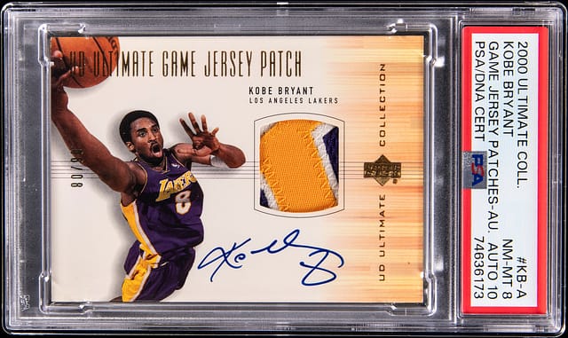 Kobe Bryant 2000-01 Ultimate Patch Auto Sells Strong