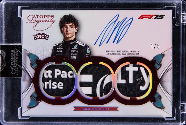 Kimi Antonelli 2025 Dynasty F1 Red /5 Rookie Sale