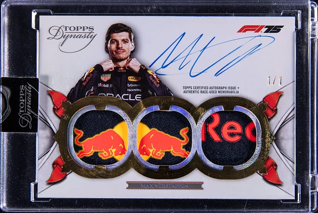 Max Verstappen 2025 Dynasty F1 1/1 Gold Sold