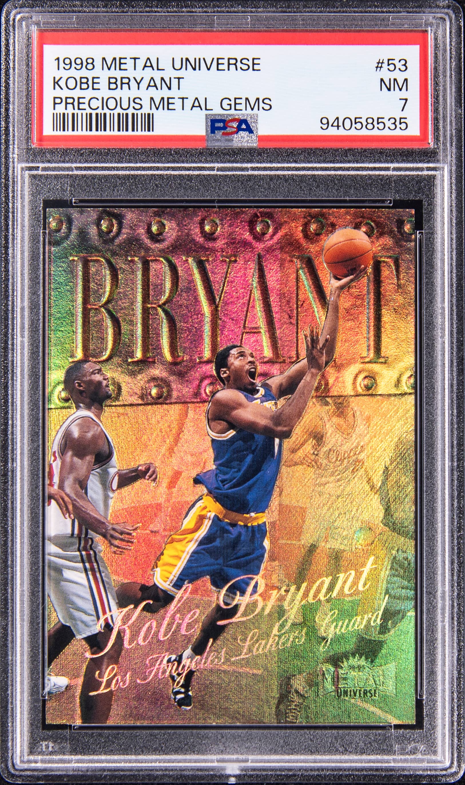 1998-99 Kobe PMG #53 PSA 7 sells for $95K