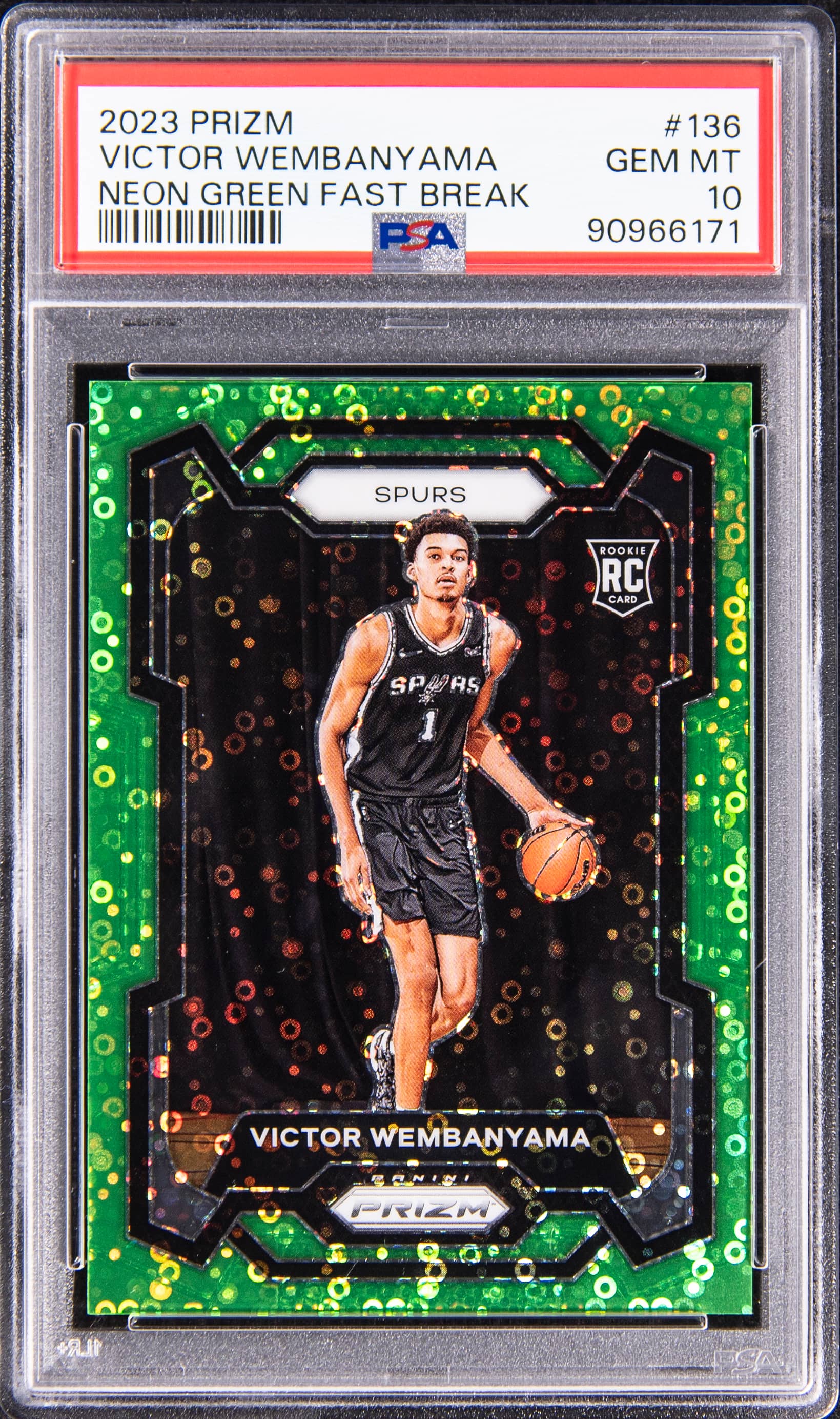 Victor Wembanyama Neon Green Prizm Rookie Sells for $732K