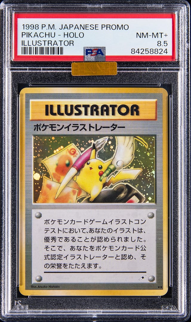PSA 8.5 1998 Illustrator Pikachu sells for $727K