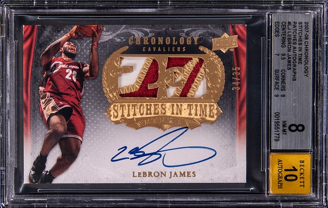 LeBron 2007-08 Chronology Patch Auto Sells for $21.9K