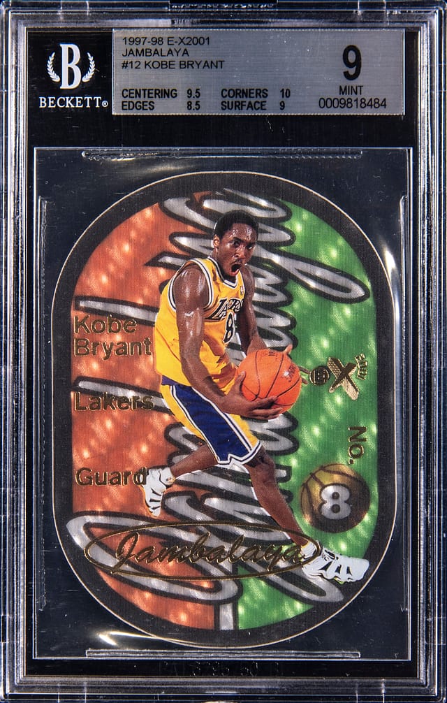 Kobe 1997-98 Jambalaya BGS 9 sells for $21,960