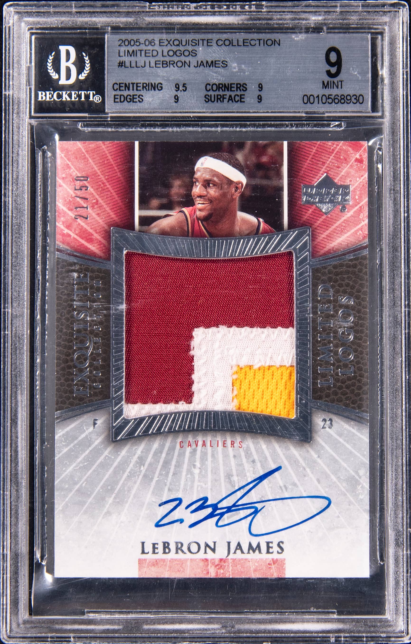 2005-06 Exquisite LeBron Limited Logos Sells for $35K