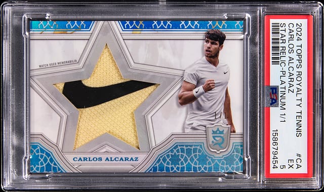 Carlos Alcaraz 1/1 Royalty Patch Sells for $12.2K