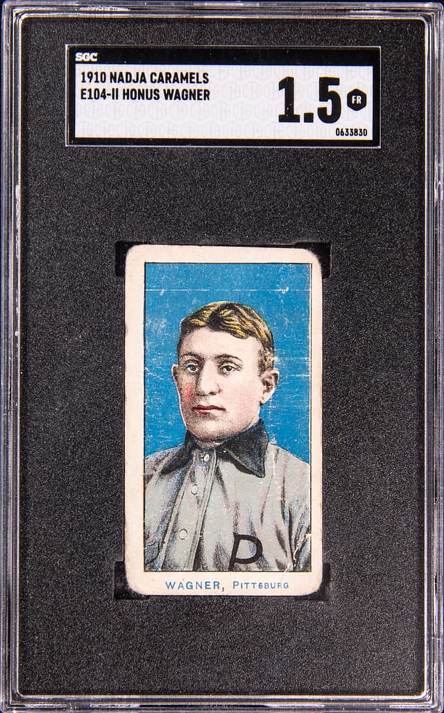 1910 Nadja Caramel Honus Wagner SGC 1.5 Sells for $81K