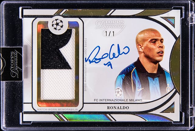 2025 Topps Dynasty Ronaldo 1/1 Patch Auto Sale