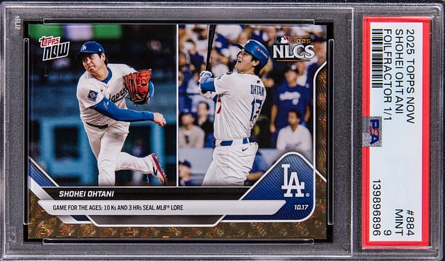 Shohei Ohtani 2025 Topps Now 1/1 FoilFractor Sale