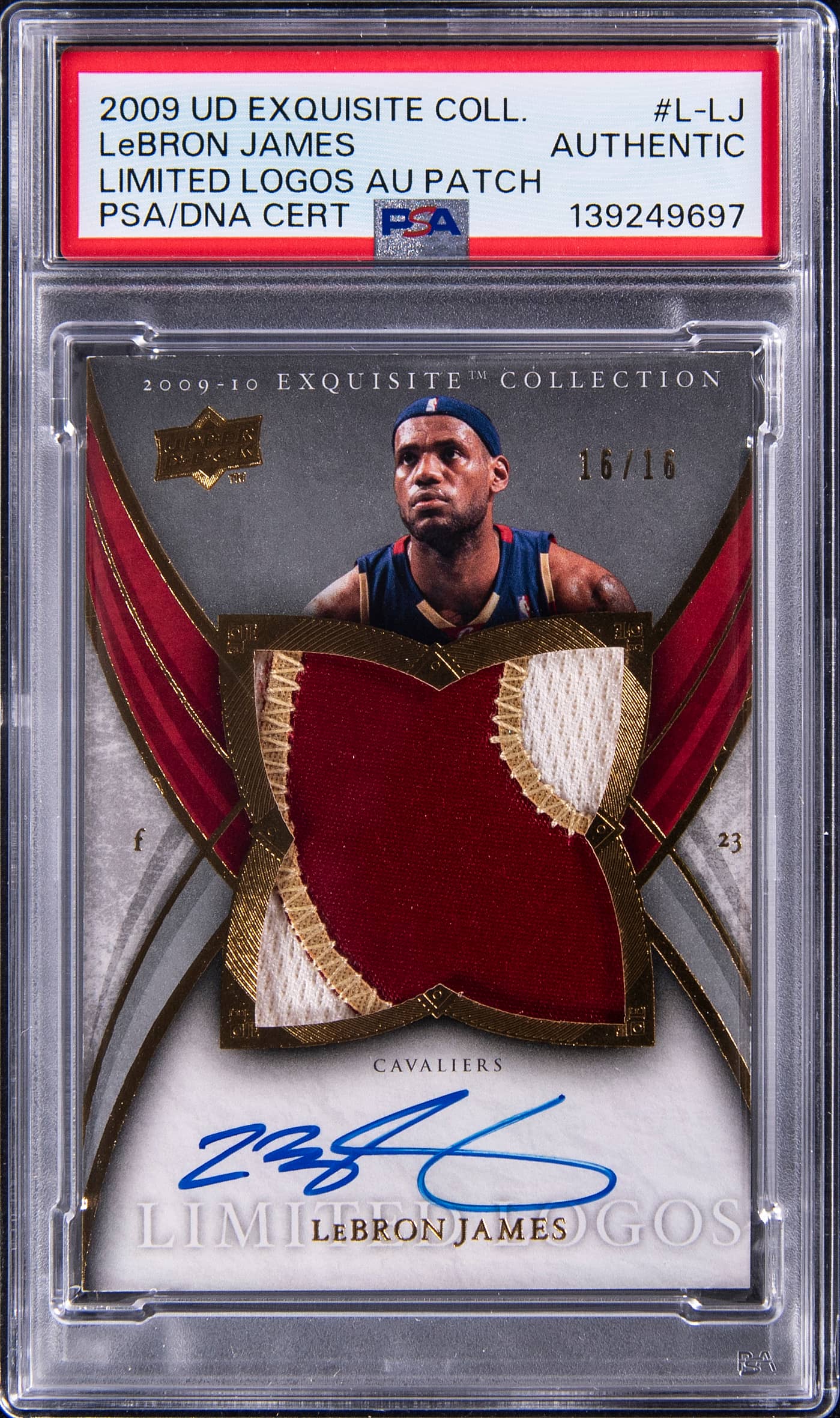 2009-10 Exquisite LeBron Limited Logos Sells for $80K