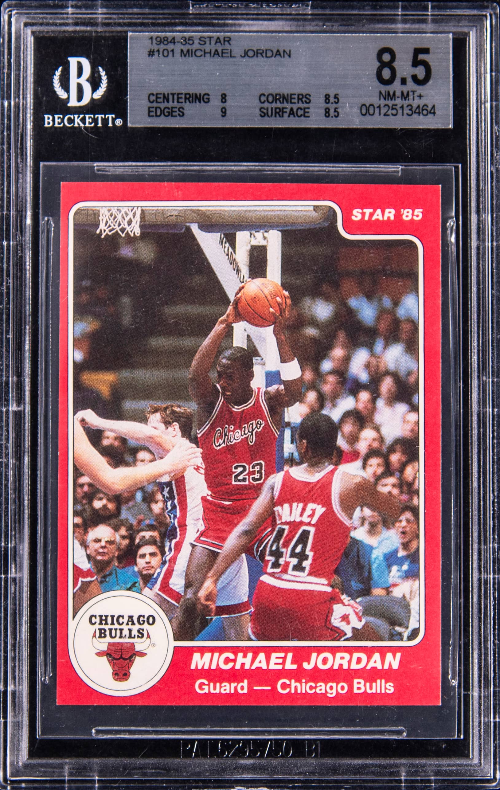 1984-85 Star #101 Michael Jordan BGS 8.5 at $55.9K