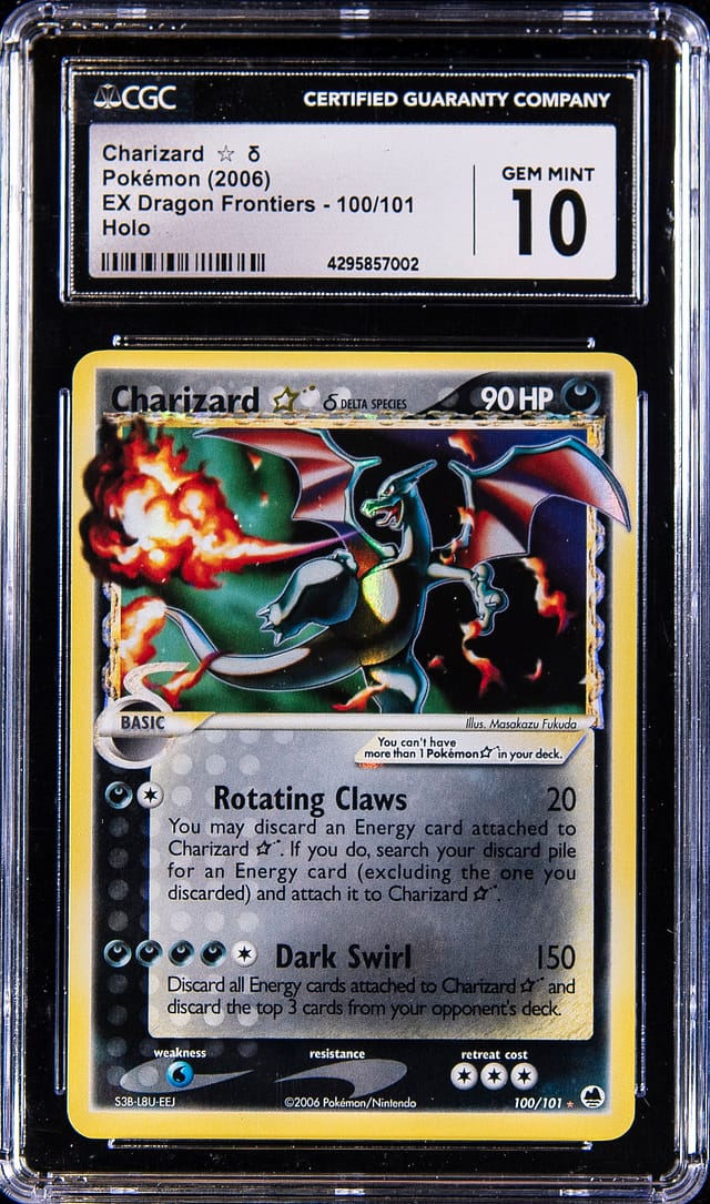 Gold Star Charizard CGC 10 Sells for $308,050
