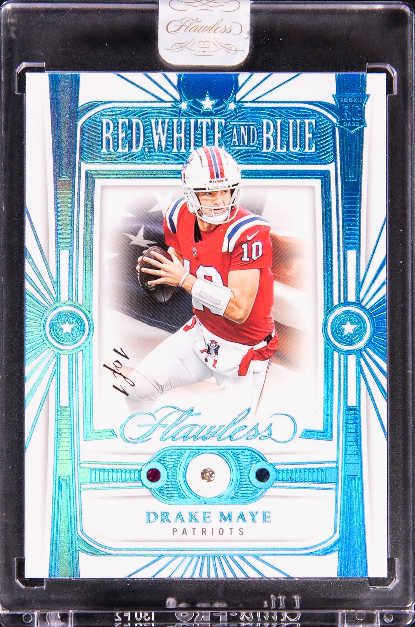 Drake Maye 2024 Flawless 1/1 Gem Relic Sale