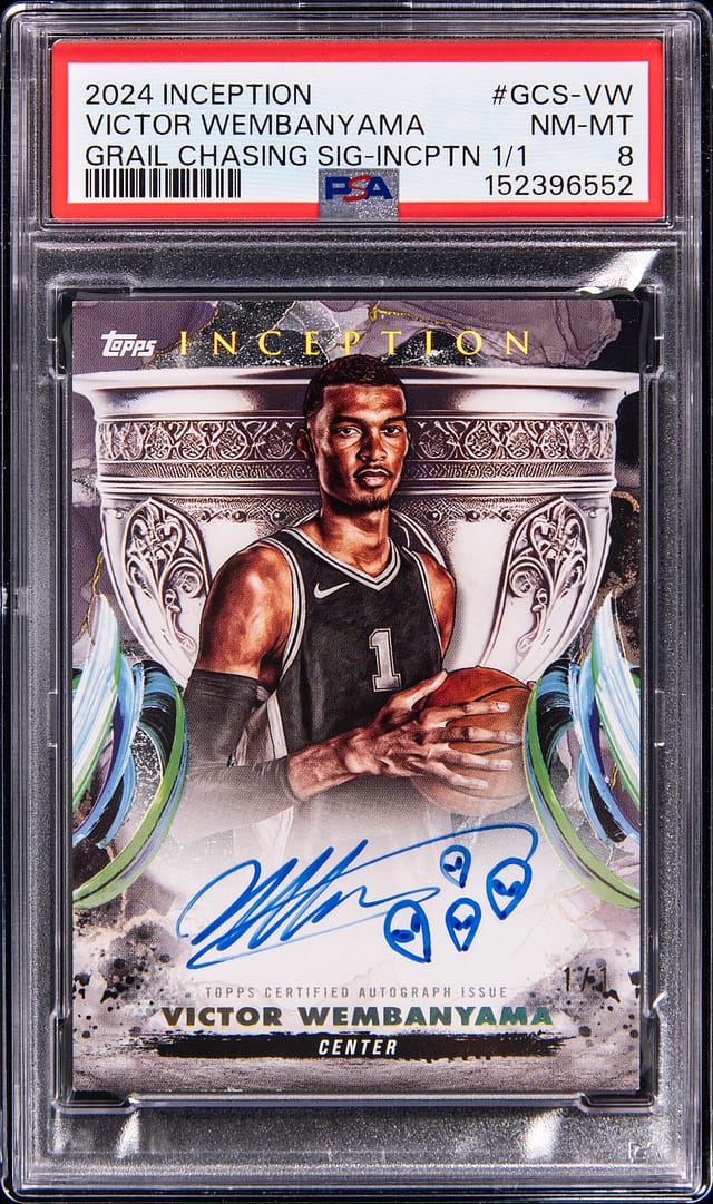 Victor Wembanyama Inception 1/1 Sketch Auto Sells