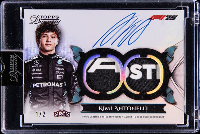 Kimi Antonelli 2025 Dynasty F1 Black /2 Rookie Sale