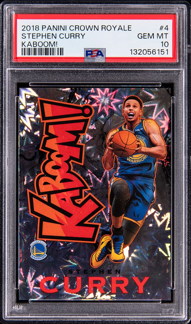 Stephen Curry 2018-19 Kaboom! PSA 10 sells for $30K