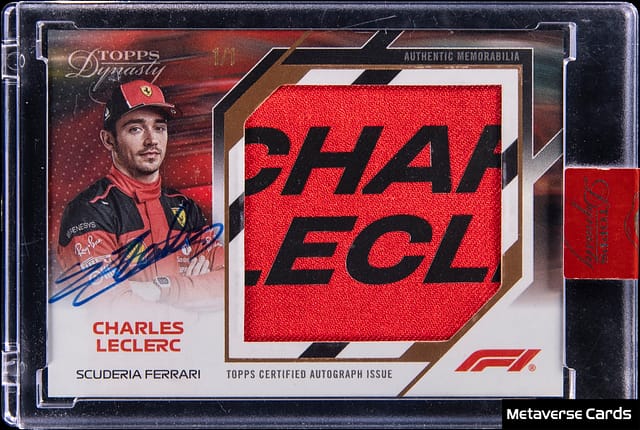 2023 Topps Dynasty F1 Charles Leclerc 1/1 Sale