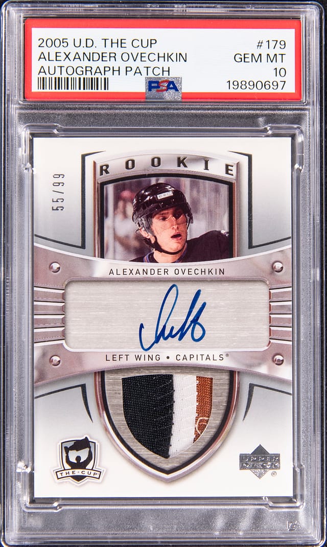 Ovechkin 2005-06 The Cup RPA PSA 10 Sells for $146K